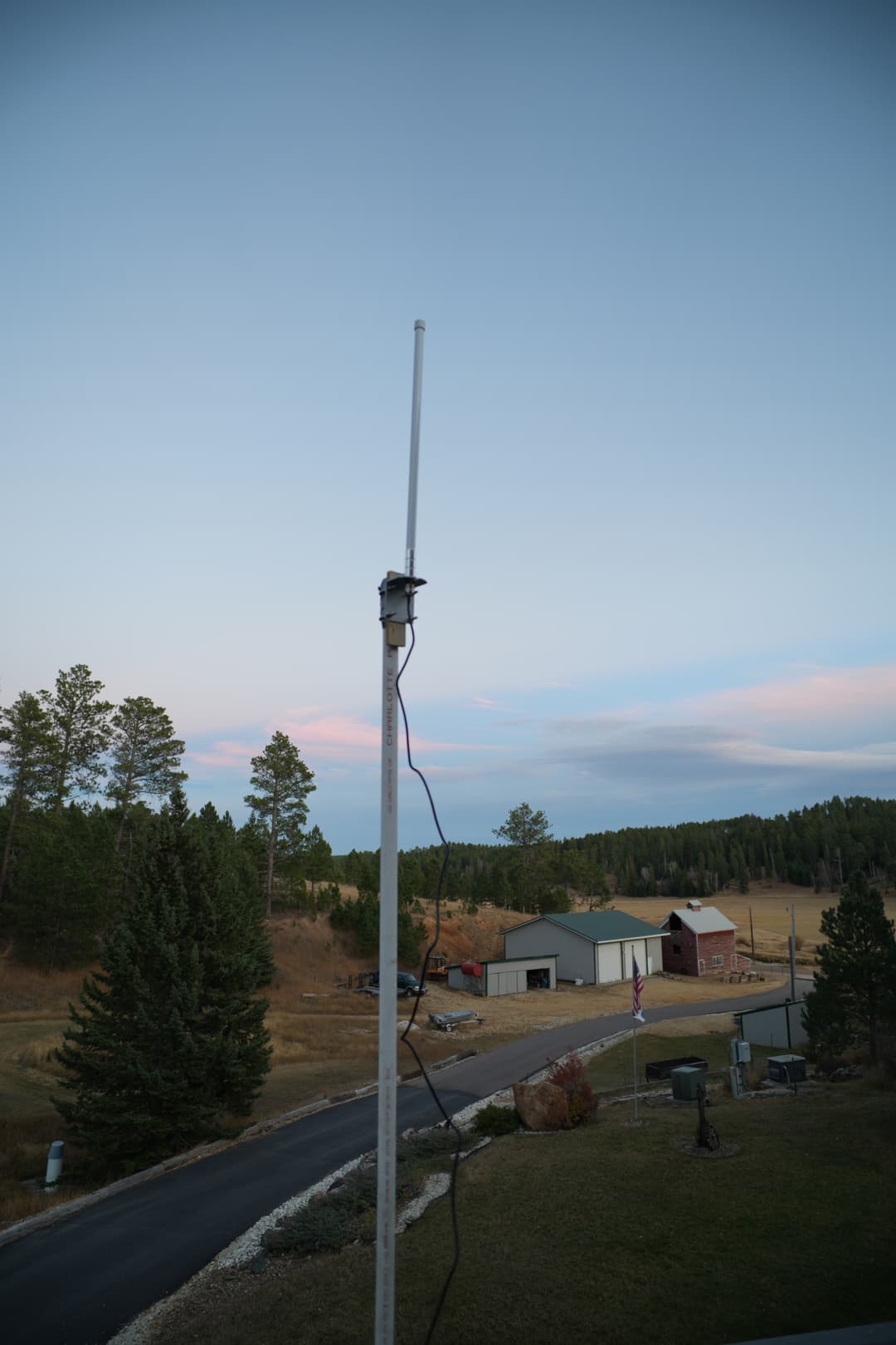 Base station antenna in South Dakota.